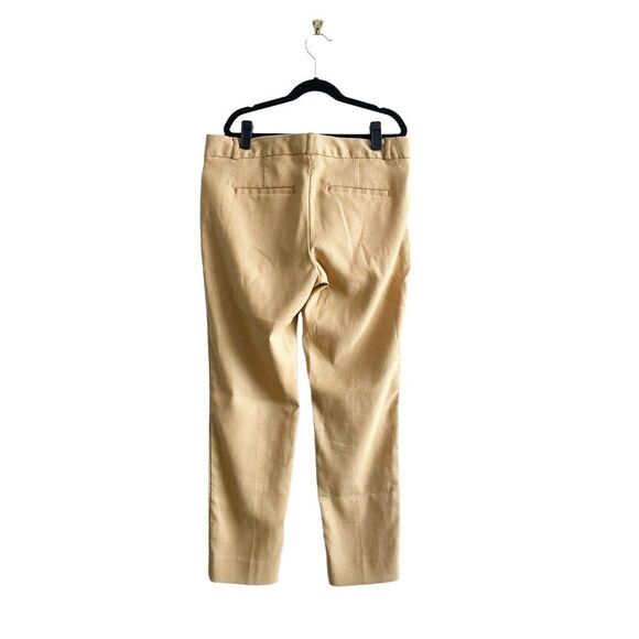 Banana Republic Pants Women's 6 Sloan Yellow Ochre Chino Trouser Dress Casual - Picture 2 of 10